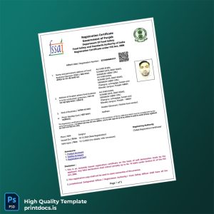 Printable Amendment Certificate Template (Word & PDF) Image Preview - PrintDocs