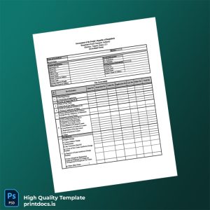 Printable Bangladesh BRTA Assessment Form for Registration Fitness Tax Token Modification Template (Word & PDF) Image Preview - PrintDocs