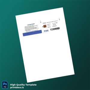 Bangladesh Dhaka Electric Supply Company Ltd Editable Utility Bill Template in Word and PDF formats