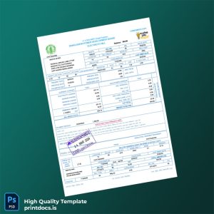 Bangladesh FIRST SECURITY ISLAMI BANK LTD Editable Utility Bill Template in Word and PDF formats