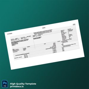 Bangladesh Northern Electricity Supply Company Ltd Editable Utility Bill Template in Word and PDF formats