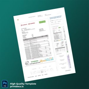 Canada Scotiabank Statement Template in Word and PDF formats