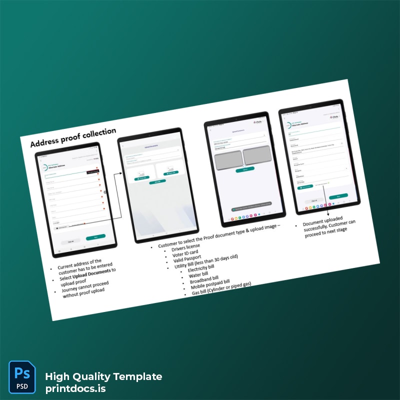 Editable App Features Document Template in Word and PDF formats page 2