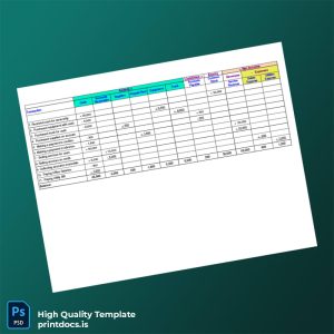 Editable Transaction Analysis Template in Word and PDF formats