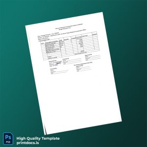 Ethiopia Nexus Tigray Regional Coordination Office Editable Operational Expenses Template in Word and PDF formats