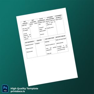 Galeri Seni Editable Business Plan Template in Word and PDF formats