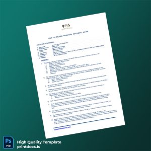 Germany Barclays Bank Statement Template in Word and PDF formats