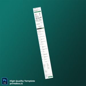 Germany E On Editable Electricity Bill Template in Word and PDF formats