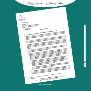 Printable India Aman Singla Employment Verification Letter Template (Word & PDF) Image Preview - PrintDocs