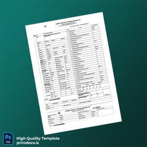 India AJMER VIDYUT VITRAN NIGAM LTD Editable Electricity Bill Template in Word and PDF formats