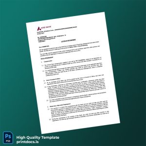 Printable India Axis Bank Employment Verification Letter Template (Word & PDF) Image Preview - PrintDocs