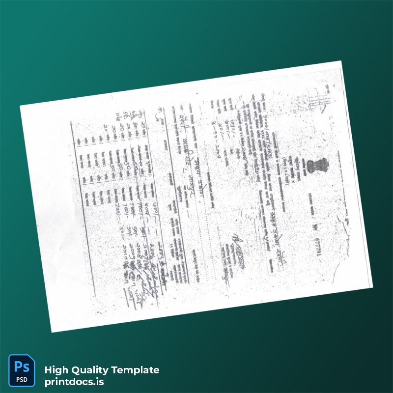 Printable India Bombay Shops Registration Certificate Template in Word and PDF formats page 2 Image Preview - PrintDocs