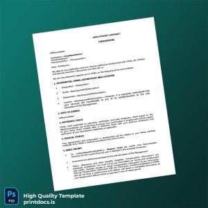 Printable India CRISIL Ltd Employment Verification Letter Template (Word & PDF) Image Preview - PrintDocs