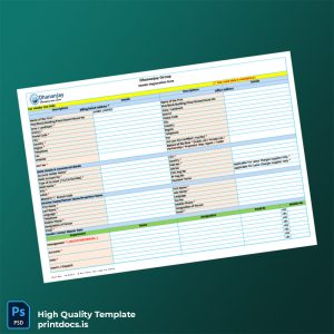 Printable India Dhananjay Group Vendor Registration Form Template (Word & PDF) Image Preview - PrintDocs