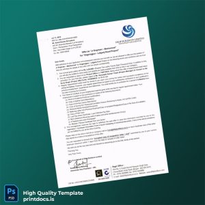 Printable India Dilip Buildcon Limited Employment Verification Letter Template (Word & PDF) Image Preview - PrintDocs