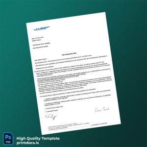 Printable India Jai Ambulance Service Employment Verification Letter Template (Word & PDF) Image Preview - PrintDocs