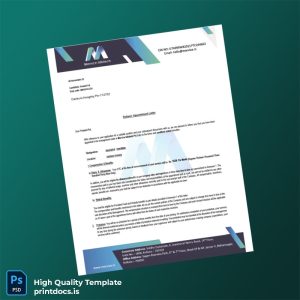 Printable India Mervice Infotech Pvt Ltd Employment Verification Letter Template (Word & PDF) Image Preview - PrintDocs