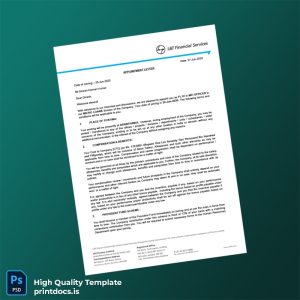 Printable India Micro Loans Employment Verification Letter Template (Word & PDF) Image Preview - PrintDocs