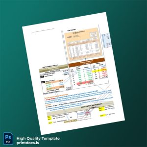 Indonesia Bank Nasional Indonesia Bank Reconciliation Template in Word and PDF formats