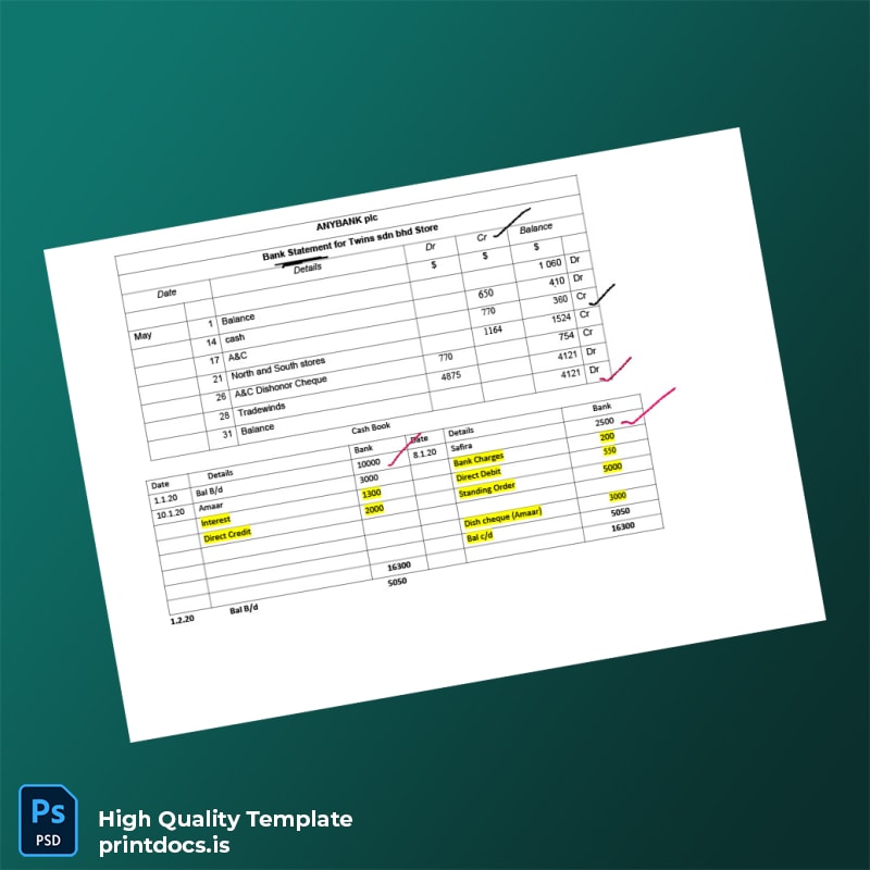 Malaysia Editable BRS Format For Form 4 and Form 5 Template in Word and PDF formats page 5