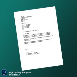 Printable Malaysia Pusat Tuisyen Sri Pintar Employment Verification Letter Template (Word & PDF) Image Preview - PrintDocs