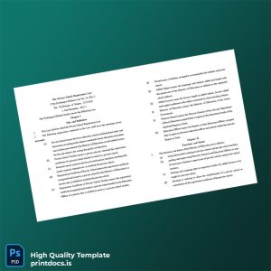 Printable Myanmar Ministry of Education Private School Registration Certificate Template (Word & PDF) Image Preview