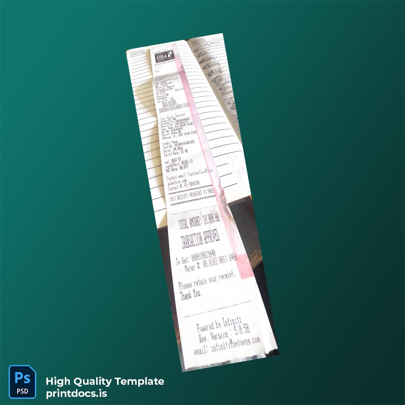 Nigeria AE Electric Editable Utility Bill Template in Word and PDF formats