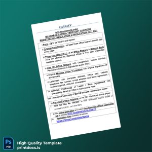 Pakistan Islamabad Capital Territory Editable Inion Leaflet Template in Word and PDF formats