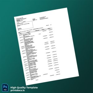 Pakistan Soneri Bank Statement Template in Word and PDF formats