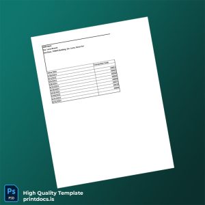 Philippines ABM Bank Bank Statement Template in Word and PDF formats