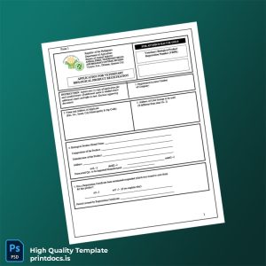 Printable Philippines Bureau of Animal Industry Application for Veterinary Biological Product Registration Template in Word and PDF format Image Preview - PrintDocs