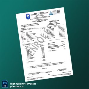 Printable Philippines College of Education Certificate of Registration Template (Word & PDF) Image Preview - PrintDocs