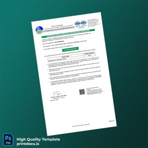 Printable Philippines Environmental Management Bureau Hazardous Waste Generator Registration Certificate Template (Word & PDF) Image Preview - PrintDocs