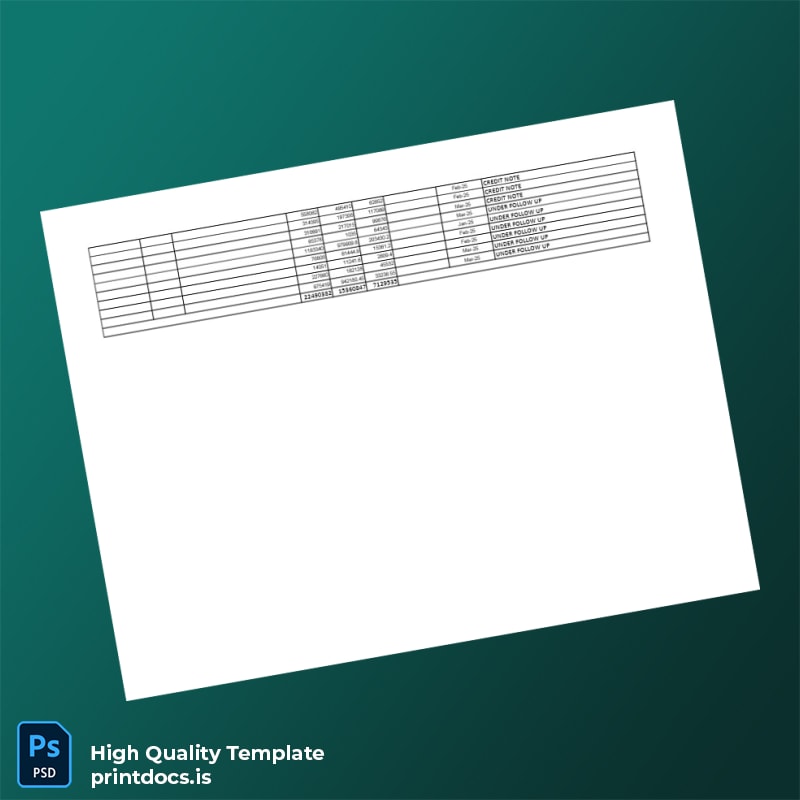 Ramdin Store Editable Utility Bill Template in Word and PDF formats page 2