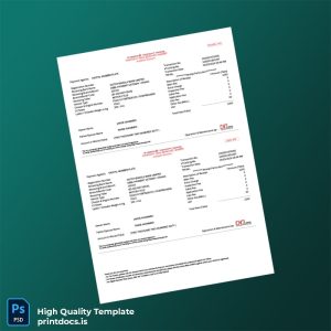 Printable Registration Certificate Template (Word & PDF) Image Preview