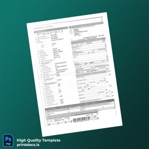 Printable Sample Registration Certificate Template (Word & PDF) Image Preview - PrintDocs