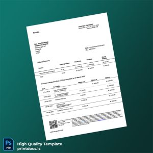 Sweden Revolut Bank UAB Editable Bank Statement Template in Word and PDF formats