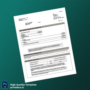 USA Citibank Bank Statement Template in Word and PDF formats