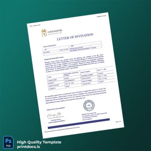 Printable USA Pharaoh s Ocean Cruise Line Employment Verification Letter Template (Word & PDF) Image Preview - PrintDocs