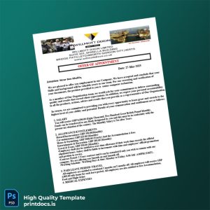 Printable United Kingdom Willmott Dixon Employment Verification Letter Template (Word & PDF) Image Preview - PrintDocs
