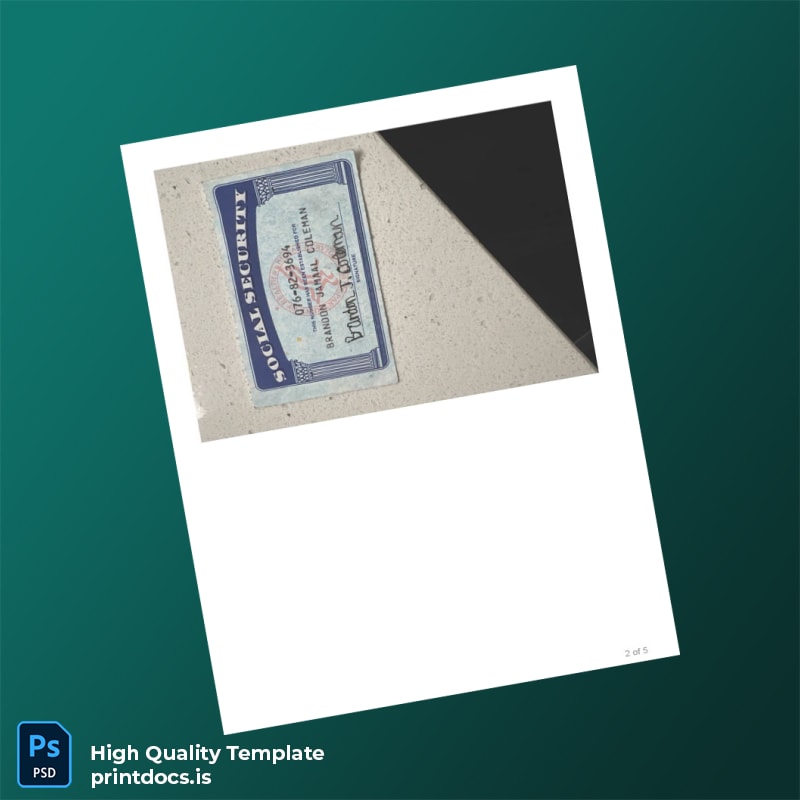 United States Brandon Coleman Editable Credit Report Template in Word and PDF formats page 2