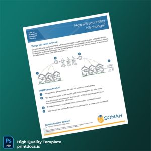 United States Southern California Edison Editable Utility Bill Template in Word and PDF formats