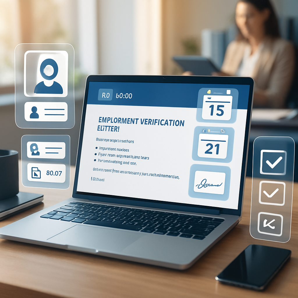Employment Verification Letters How to Prove Your Employment Status