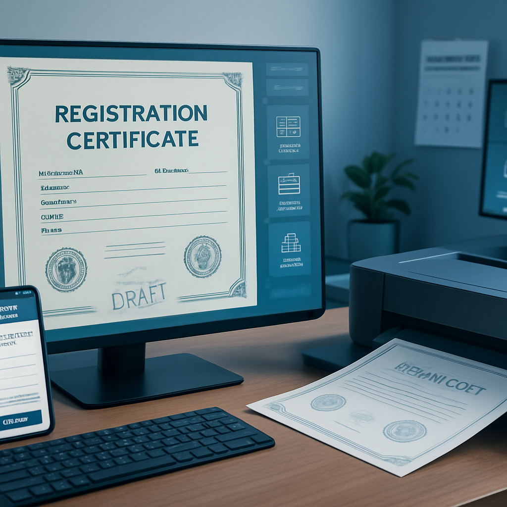 Lost Your Registration Certificate? Here’s How an Editable Template Can Save the Day