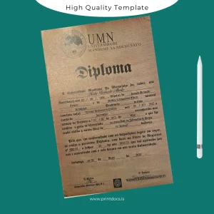 Printable Angola Universidade Mandume Ya Ndemufayo Bachelor of Science in Information Technology Template Image Preview - PrintDocs