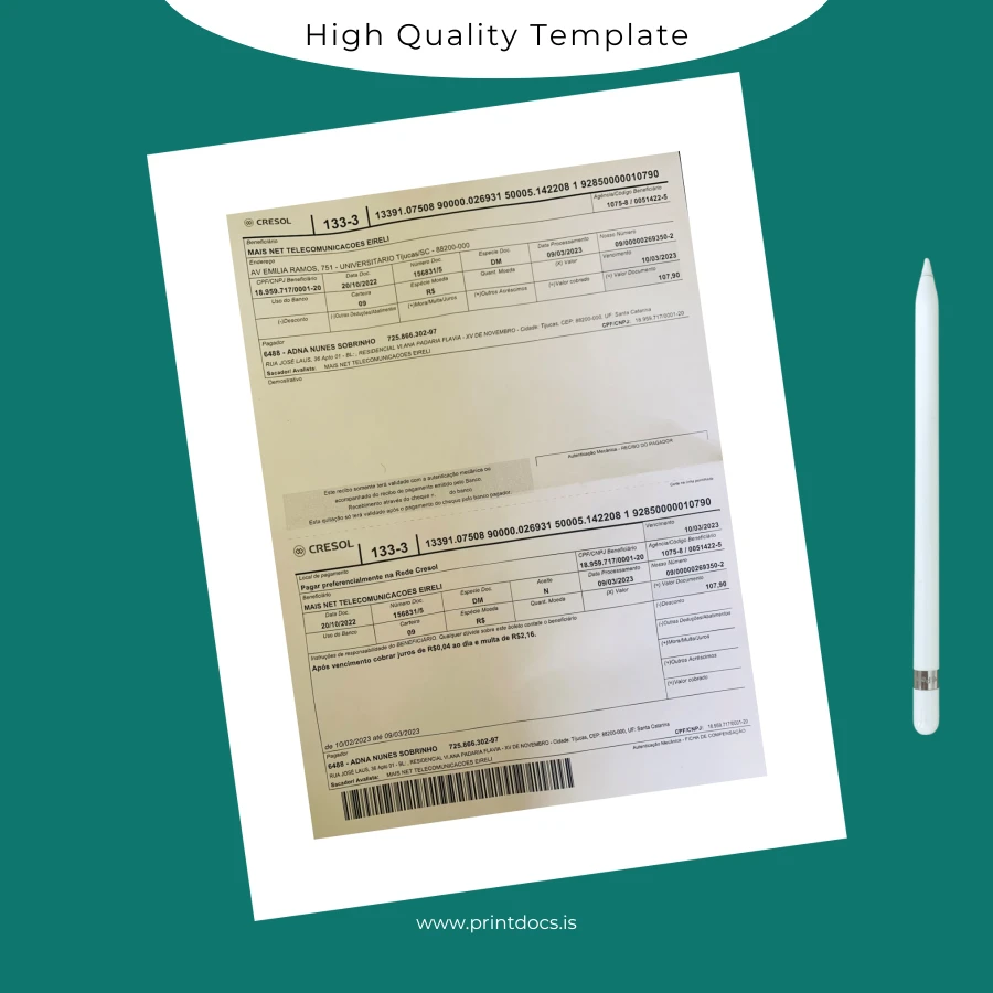 Printable Brazil Amazônia University Medicine Diploma page 4 Image Preview - PrintDocs