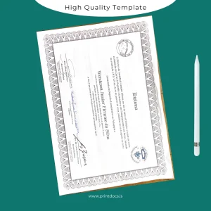 Printable Brazil Campos Estaduais Wendeson Junior Diploma Image Preview - PrintDocs