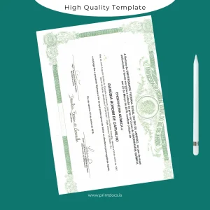 Printable Brazil Federal Rural University of Rio de Janeiro Bachelor of Chemical Engineering Diploma Image Preview - PrintDocs