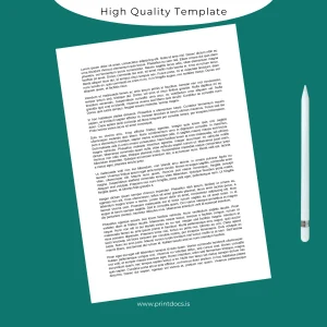 Printable UK Institute Name Diploma Template Image Preview - PrintDocs