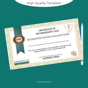 Printable USA Cambridge English Schools Teaching Excellence Award Certificate Image Preview - PrintDocs